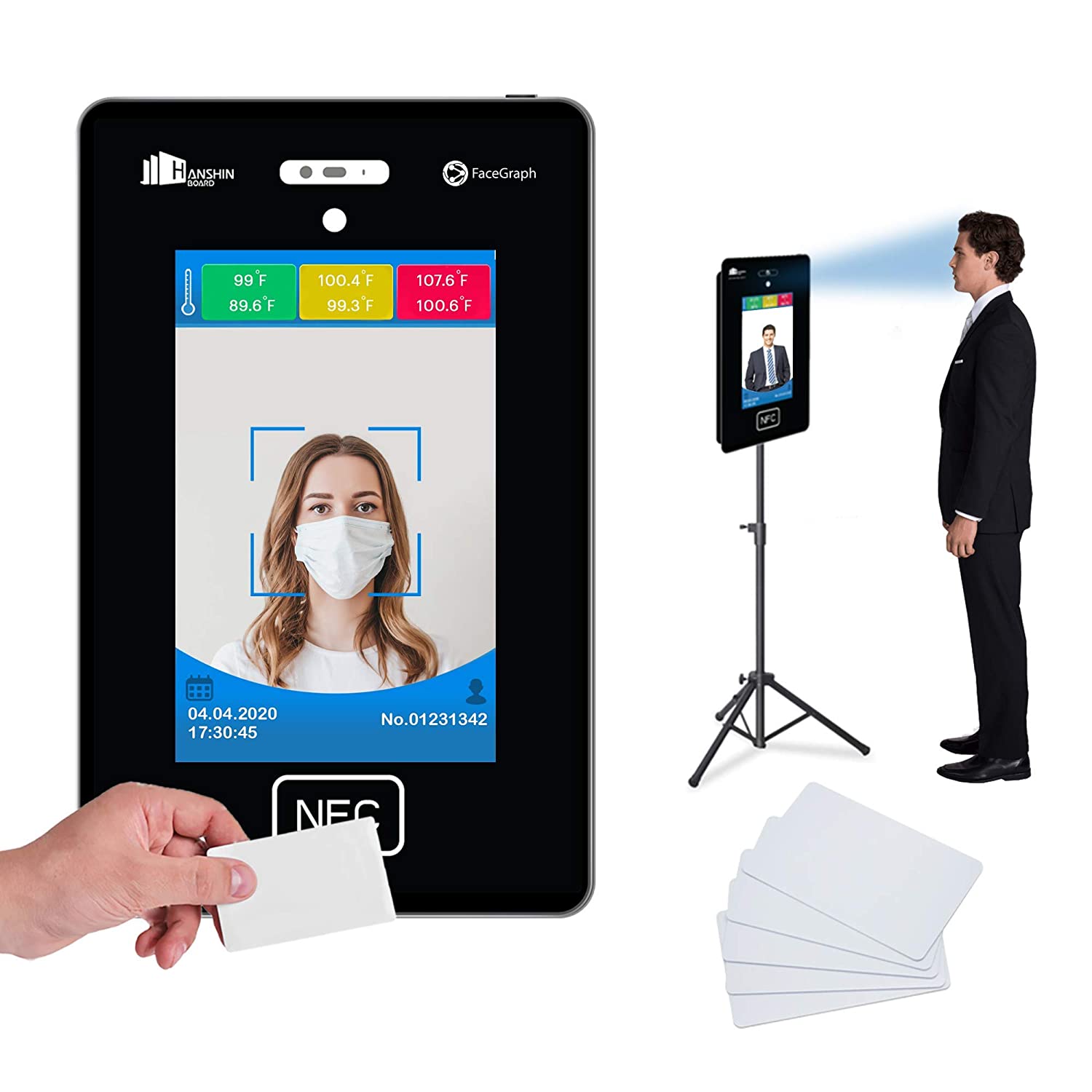 Mesin Pemindai Suhu Thermal Face Scanner